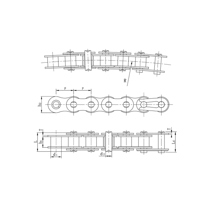 Stabile, leistungsstarke und langlebige Seitenbogenketten