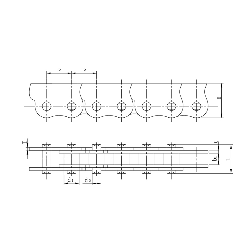 Hochwertige, alterungsbeständige Anti-Sidebow-Ketten für automatische Türen und Fenster