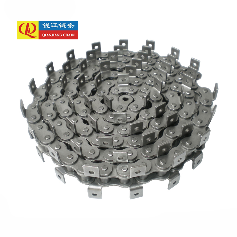 Anbaugeräte für Förderketten mit kurzer Teilung