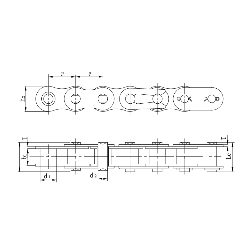 Motorrad-Standardketten
