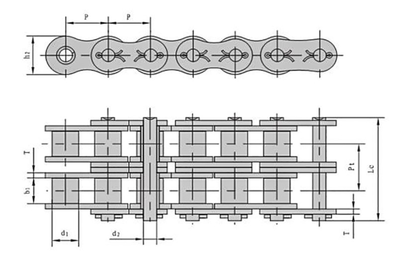 Tägliche Wartungsdetails der Industriekette